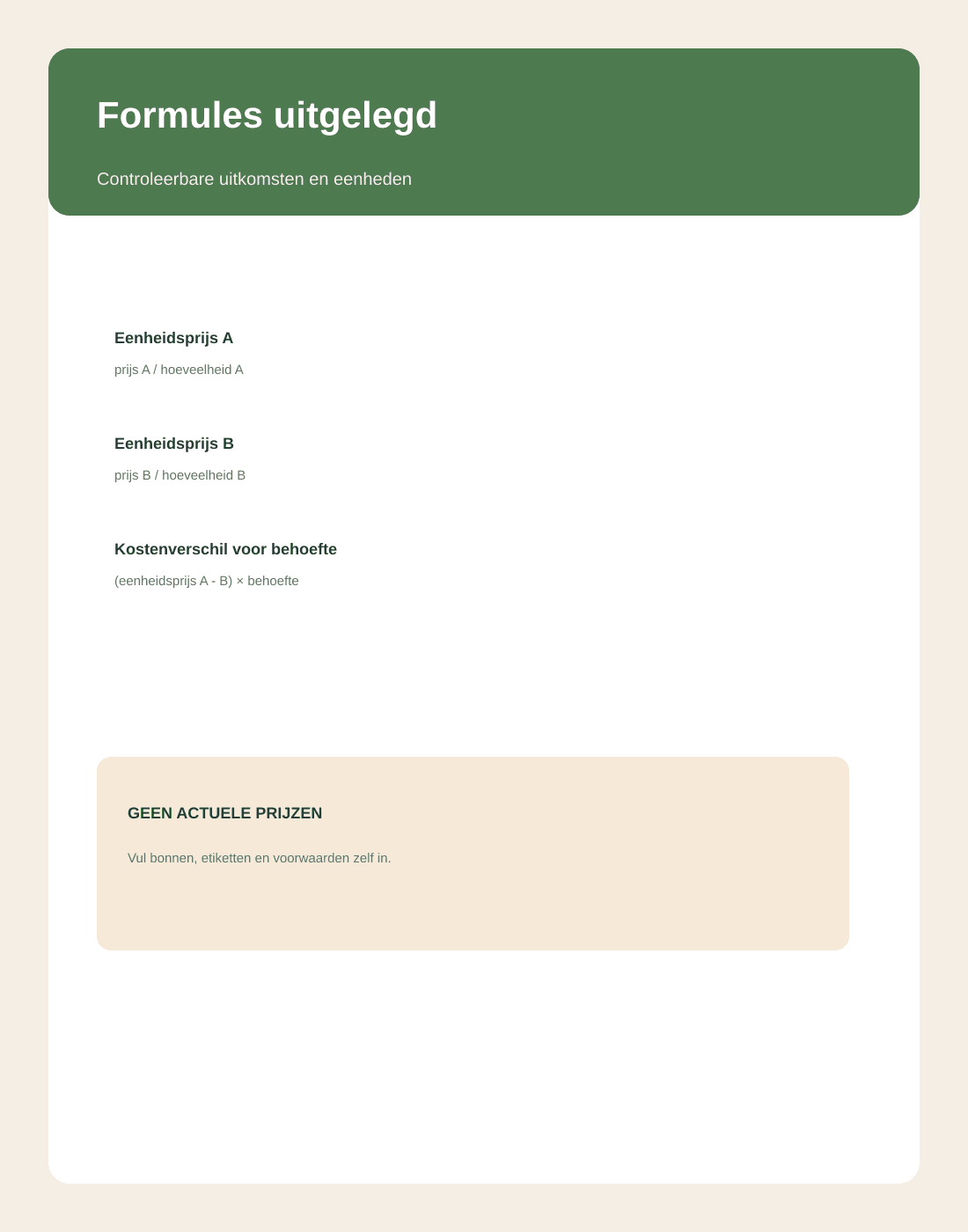 Inhoudsvoorbeeld 3 van Houdbaarheidsschatting – Excel-tool