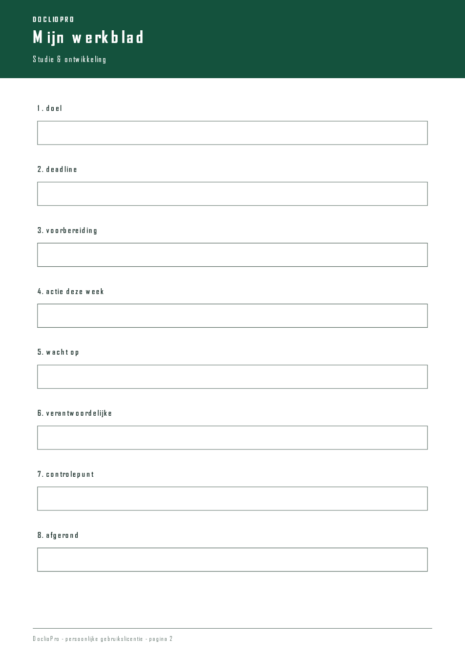 Inhoudsvoorbeeld 2 van Les & Onderwijs Masterchecklist
