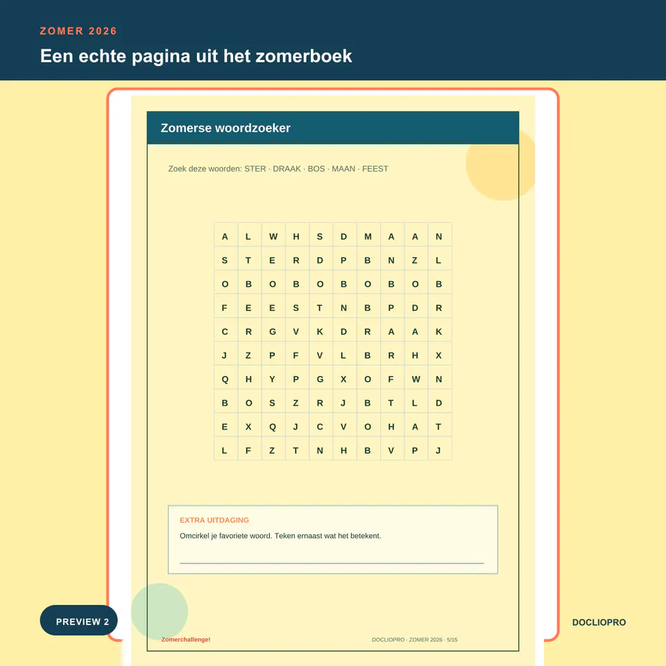 Inhoudsvoorbeeld 2 van Magische Zomer