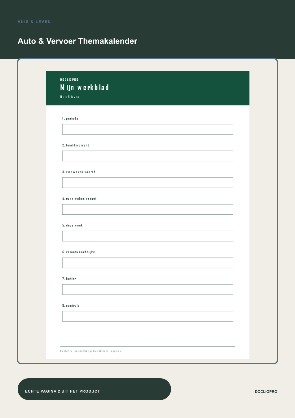 Inhoudsvoorbeeld 2 van Auto & Vervoer Themakalender